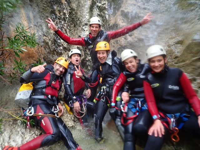Grupo a mitad del trayecto